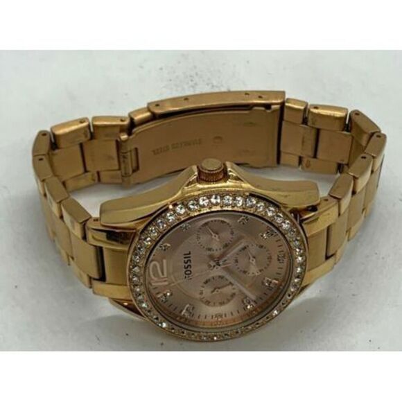 Fossil ES2811 Women's Watch Multifunction Rose Gold Stainless Steel 38mm D991 - Picture 7 of 9